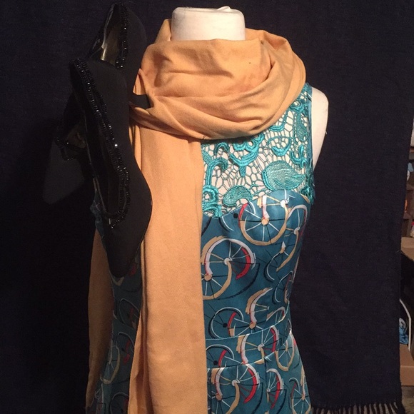 Tatyana Blue Bicycle Dress Size L - Picture 2 of 8